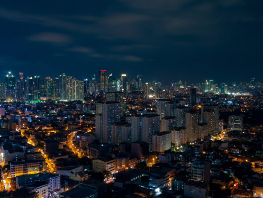Mandaluyong City Skyline at night